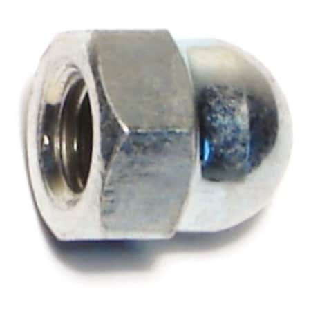 Standard Crown Cap Nut, M8-1.25, Steel, Zinc Plated, 3 PK